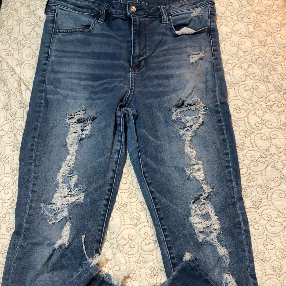 American Eagle Super hi rise jeggings